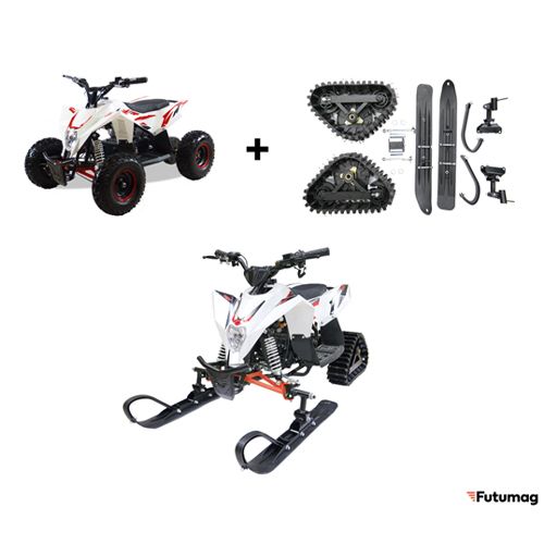 Детский электроснегоход + квадрацикл Gekkon Snow MAX 2в1