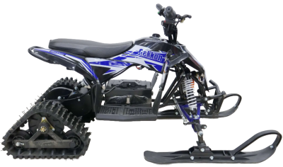 Детский электрический снегоход GEKKON E1300 SNOW синий