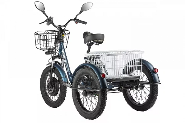 Трицикл Eltreco Porter Fat 500 UP! Темно-синий