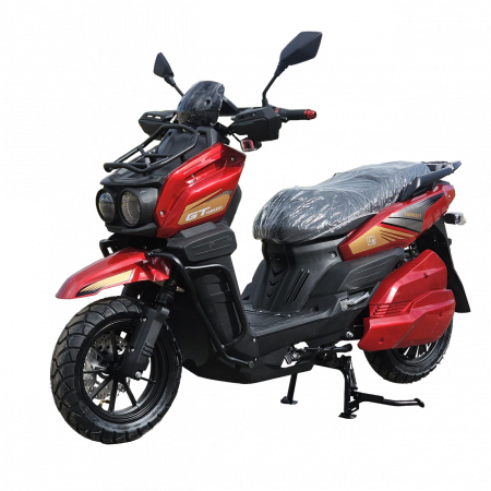 Электрический скутер Тур-Эндуро GT Tank 60AH 72V красный