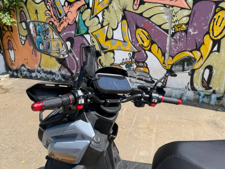 Электрический скутер Тур-Эндуро GT Tank 60AH 72V серый